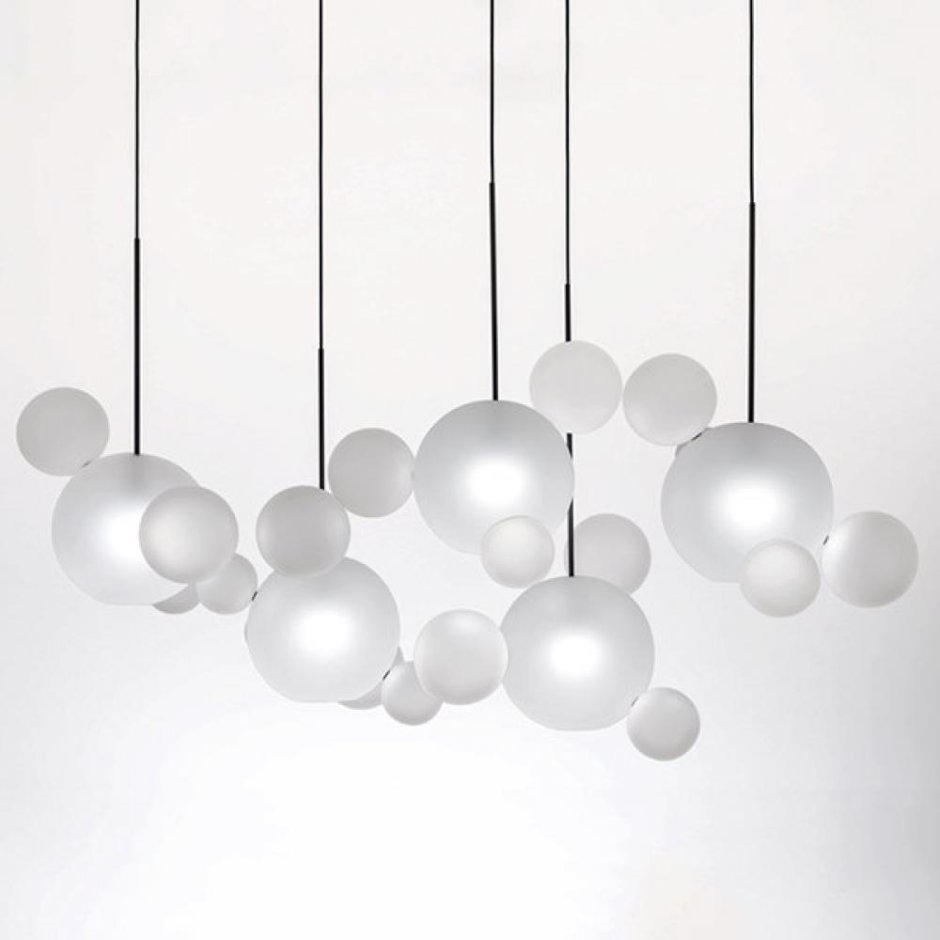 Подвесной светильник Giopato & Coombes Bolle BLS Lamp White Glass 4