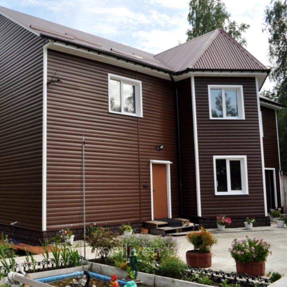 Сайдинг FINEBER Blockhouse могано