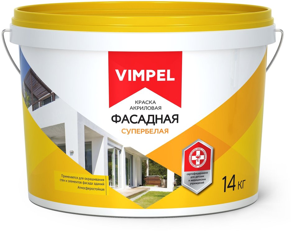 Vimpel фасадная акриловая супербелая