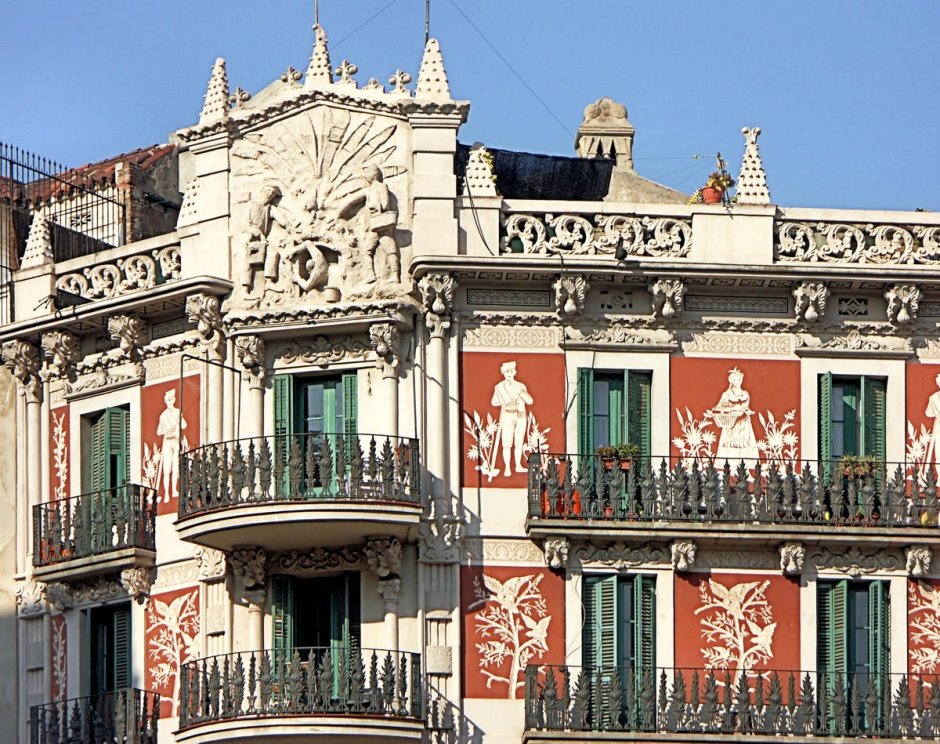 Art nouveau facades Tonight