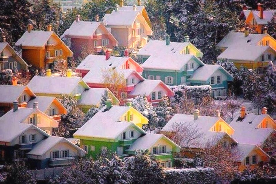 Серые панельные дома