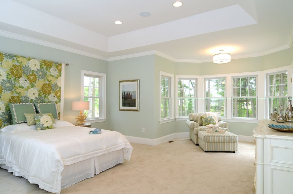 Цвет Benjamin Moore Prescott Green