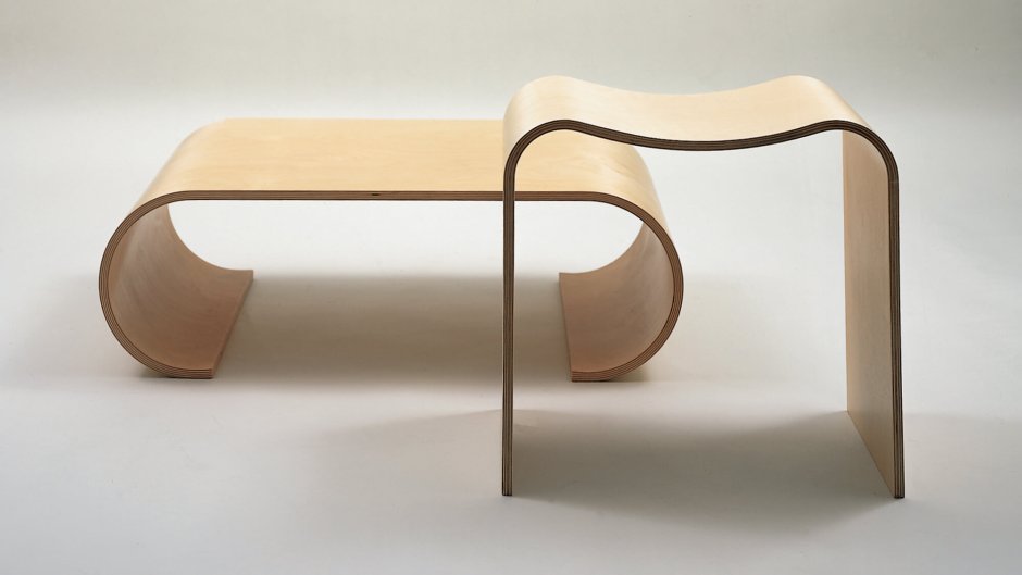 Столы из гнутая фанера