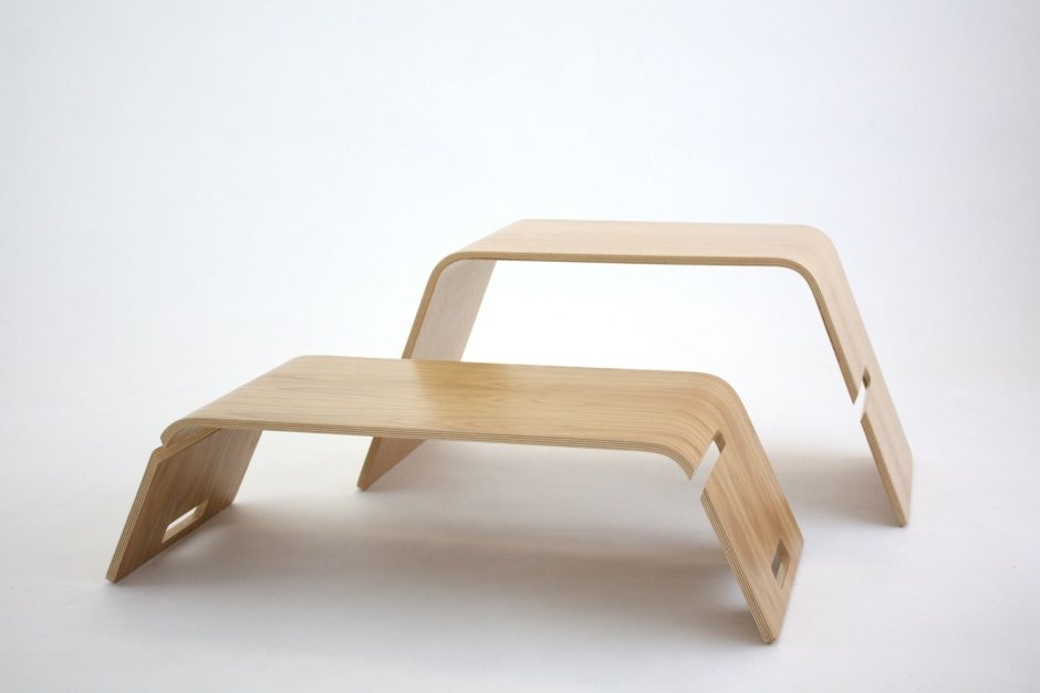 Столик из гнутой фанеры