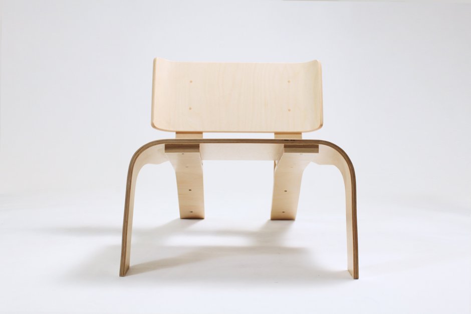 Стул из клееной гнутой фанеры