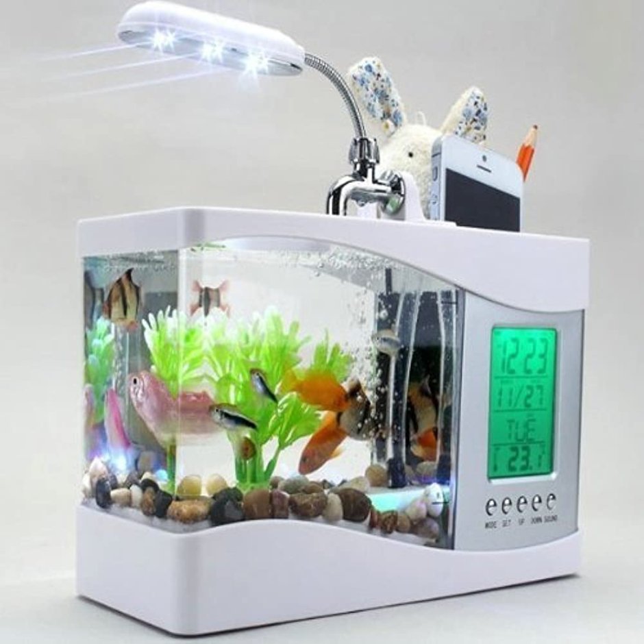Стол аквариум с подсветкой