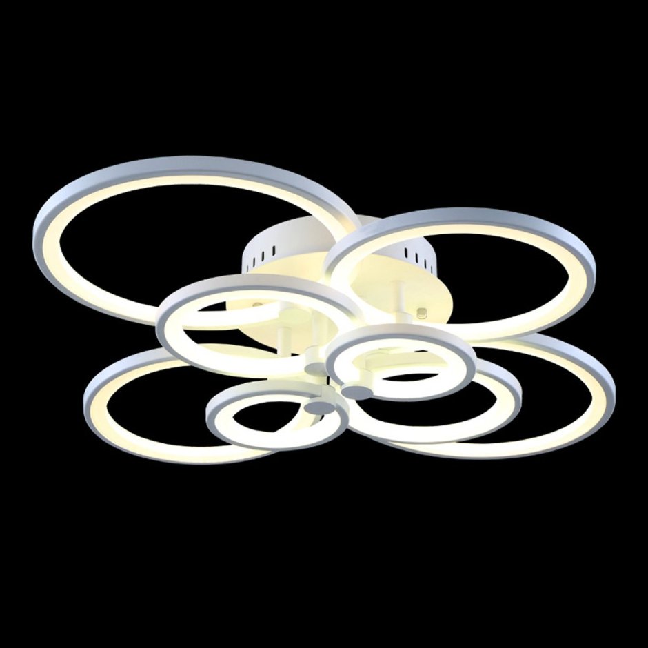 Люстра led 3-Ring Chandelier Золотая
