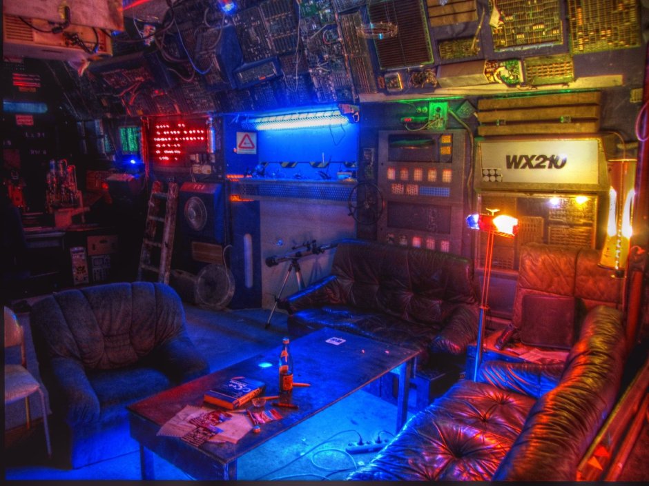Арт комната Cyberpunk 2077