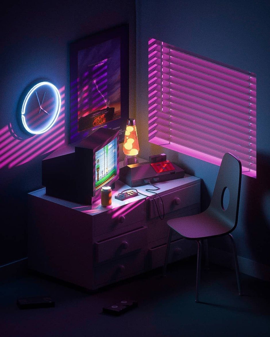 3d комната игровая