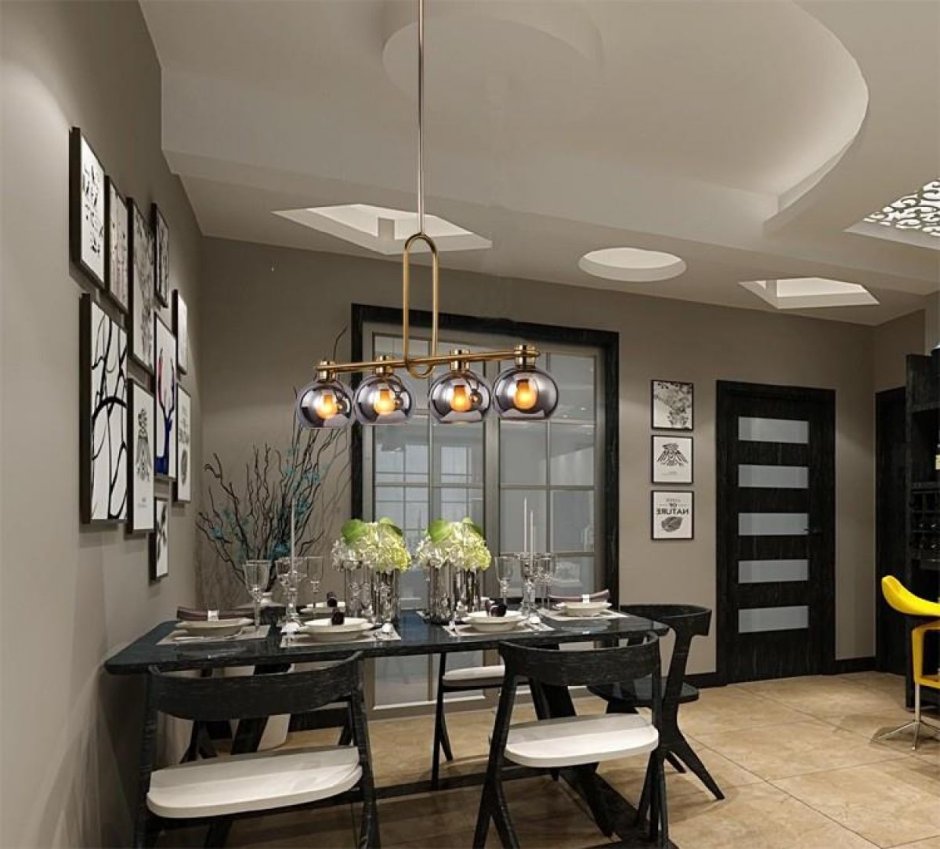 Люстра Odeon Chandelier Glass Clear