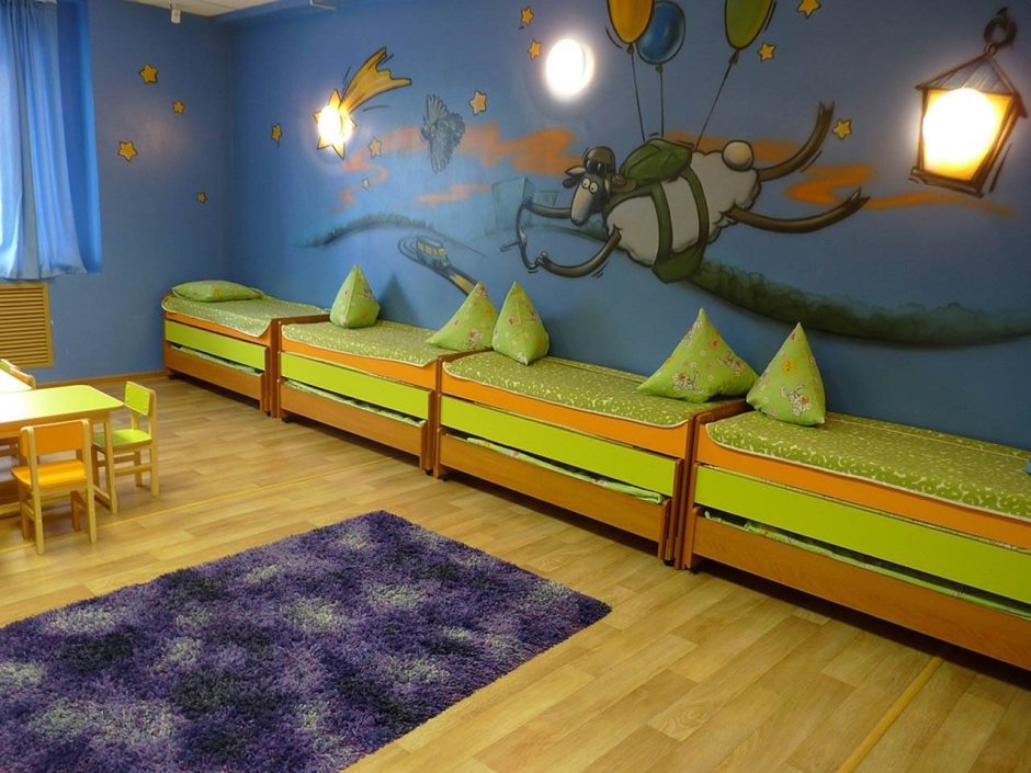 Покраска детской комнаты для девочки