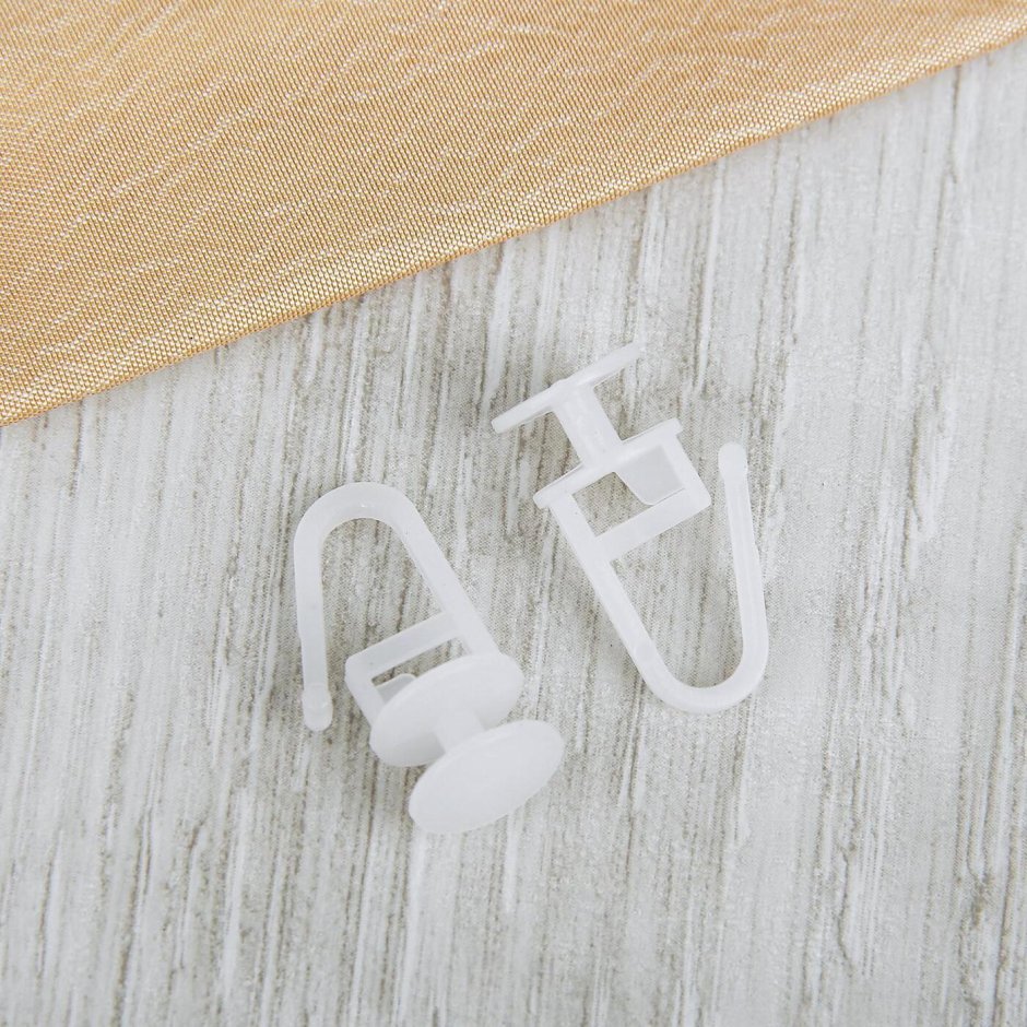Крючок-улитка белый Single-Curtain Hook kp100