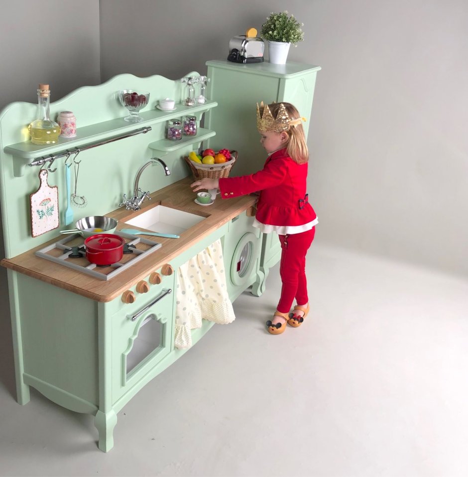 Детские кухни игровые из дерева
