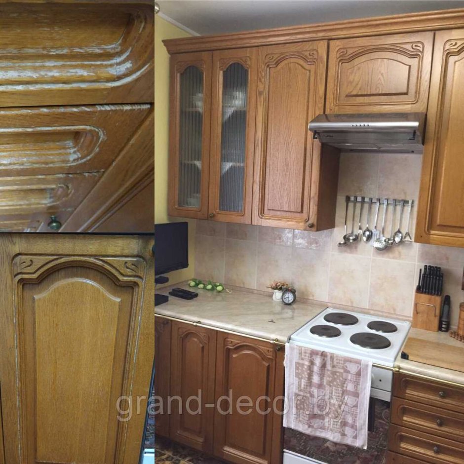 Перекрашиваем кухонный гарнитур
