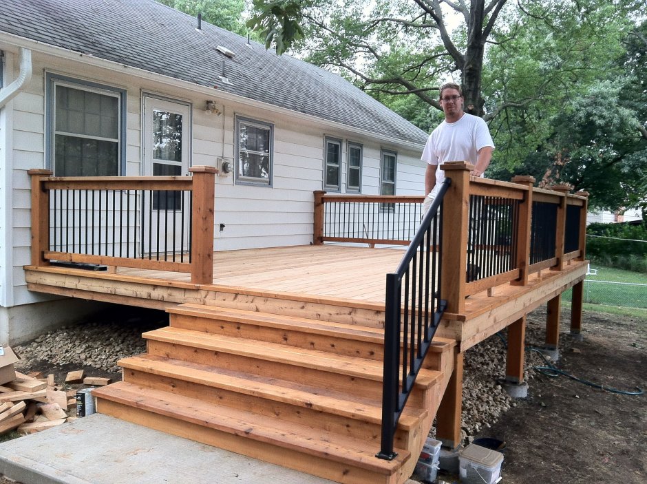 Community Center back Deck
