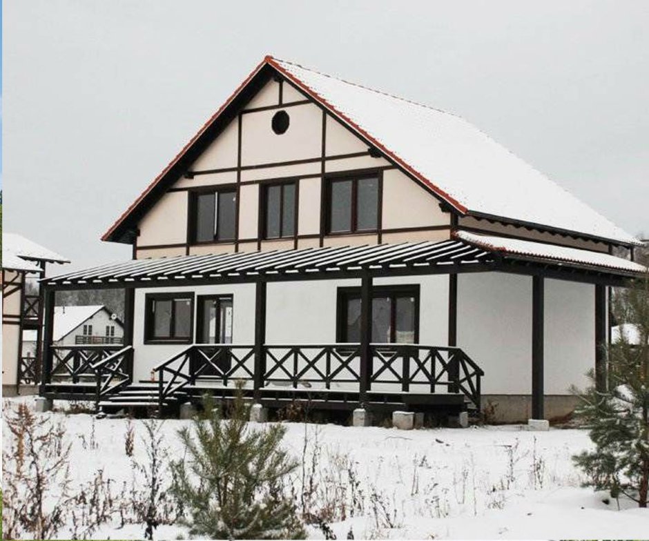 Стиль Шале фасад