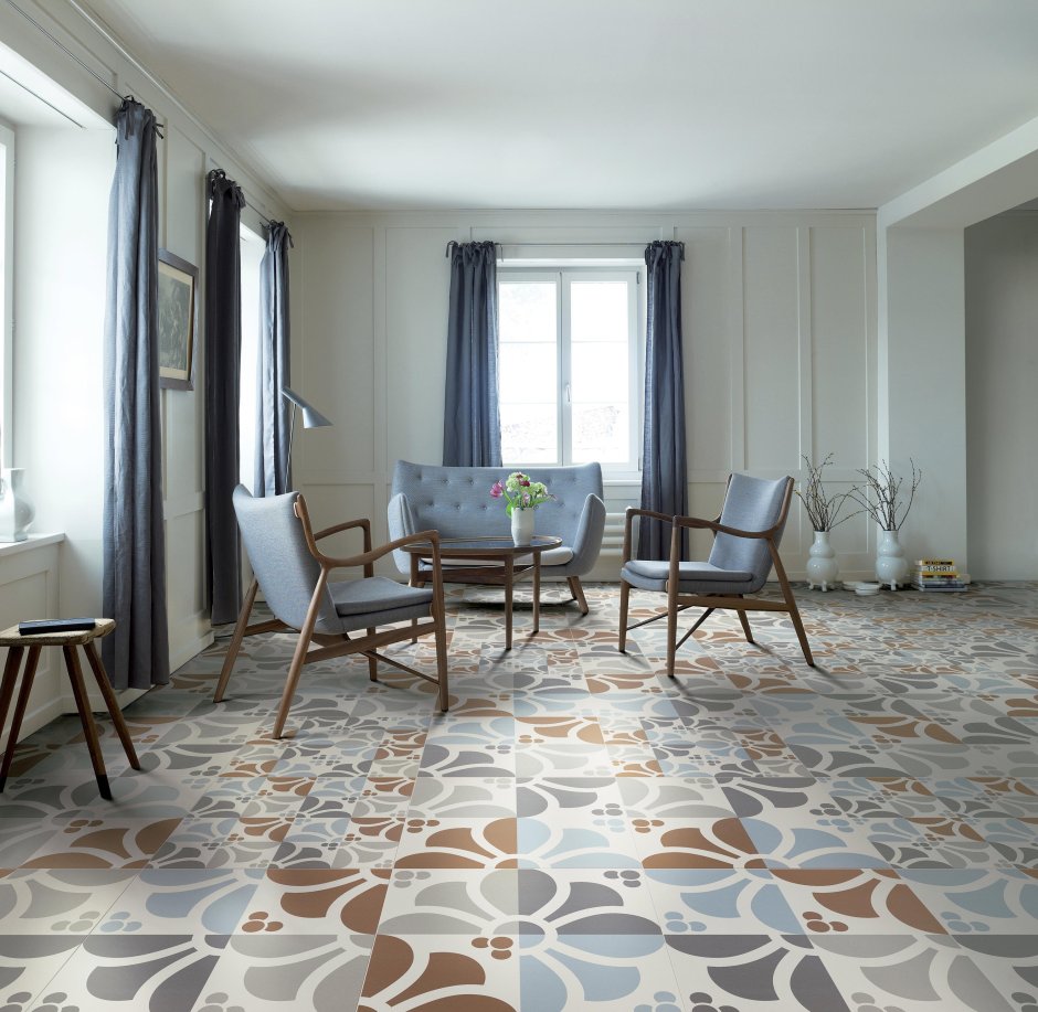 Модная напольная плитка