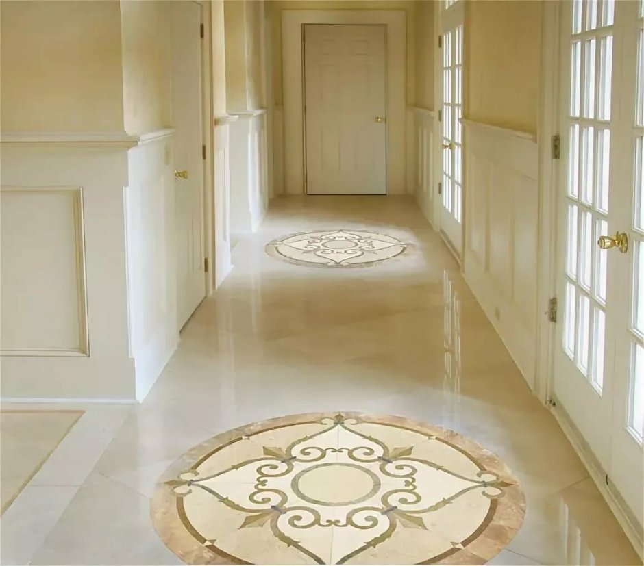 Красивая плитка на пол в прихожую