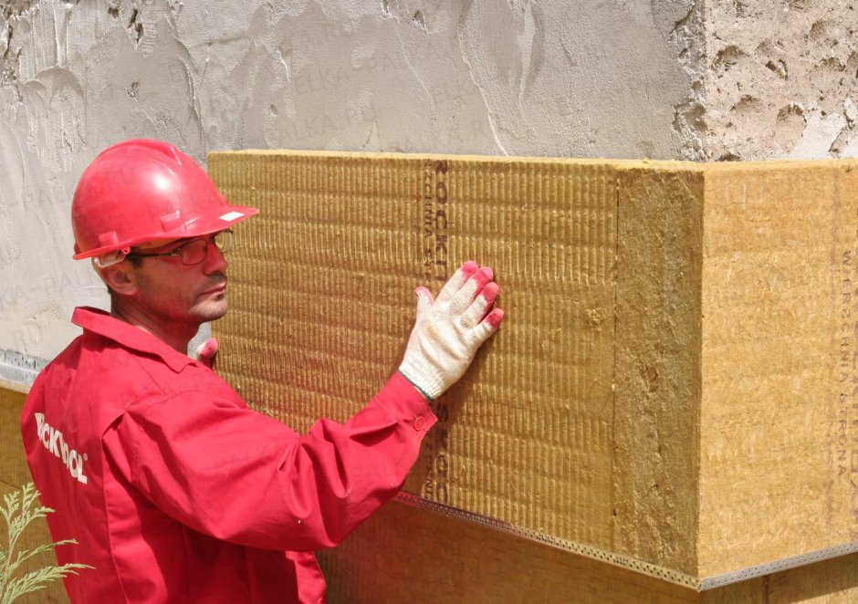 Штукатурный фасад Rockwool