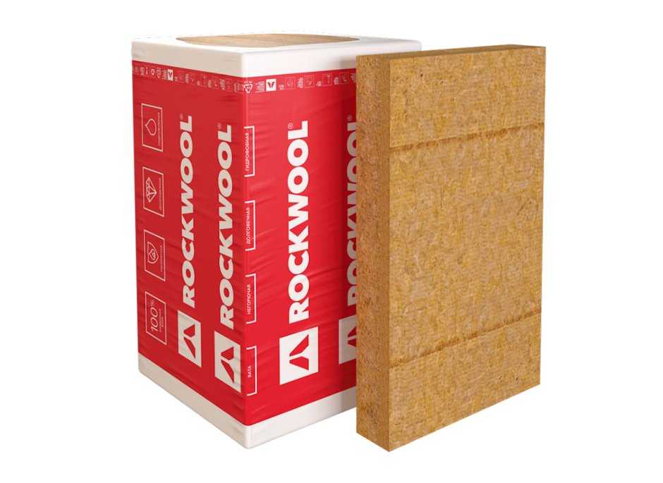 Каменная вата Rockwool Венти Баттс 1000x600х40мм 8 шт