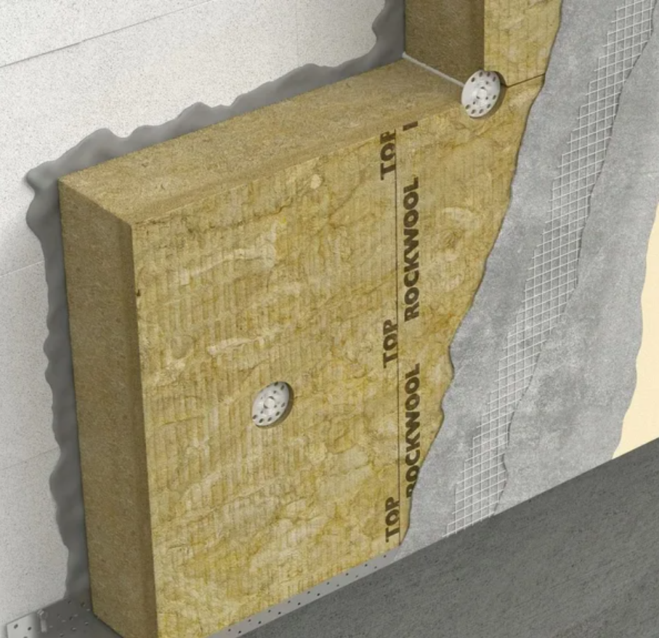 Штукатурный фасад Rockwool