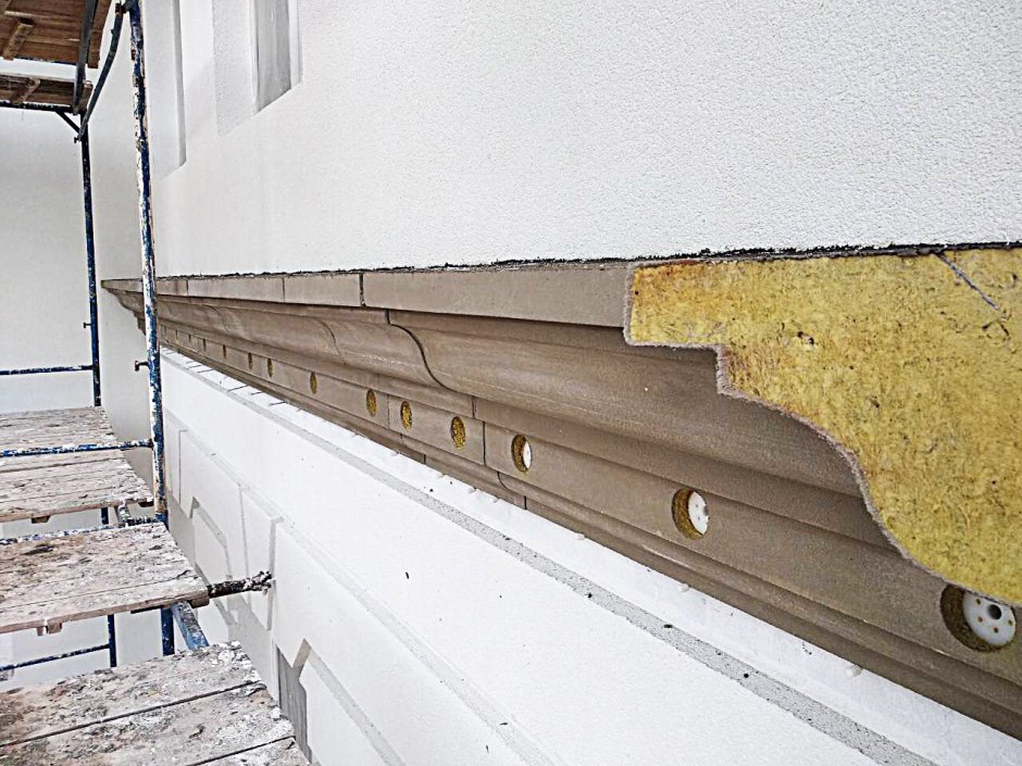 Фасадный декор из каменной ваты