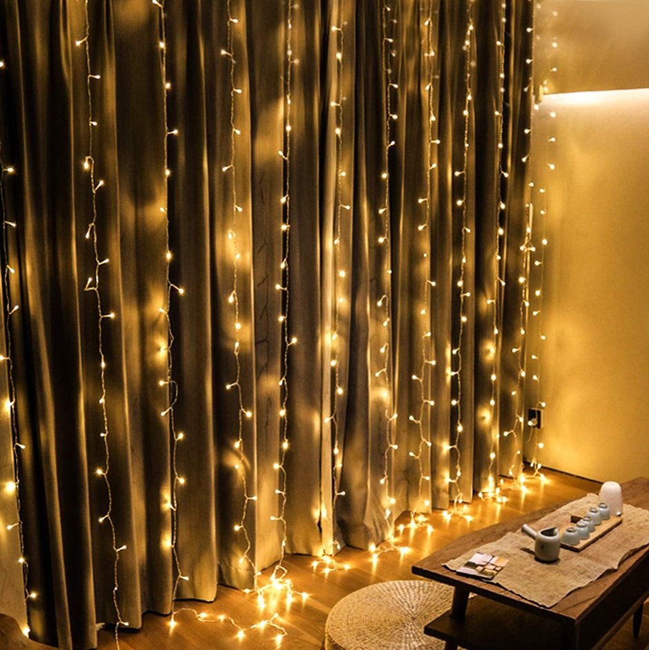 Гирлянда штора Curtain Lights 3*3