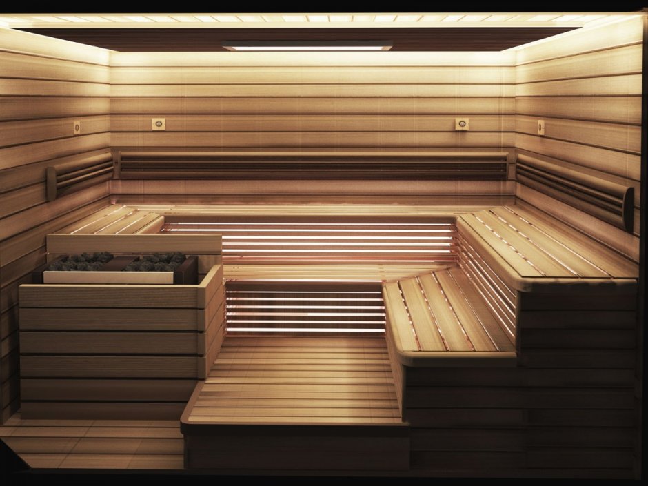 Финская сауна 3ds Max