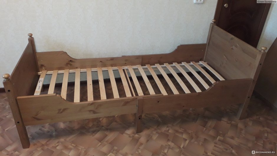 Кровать сборка ikea leksvik