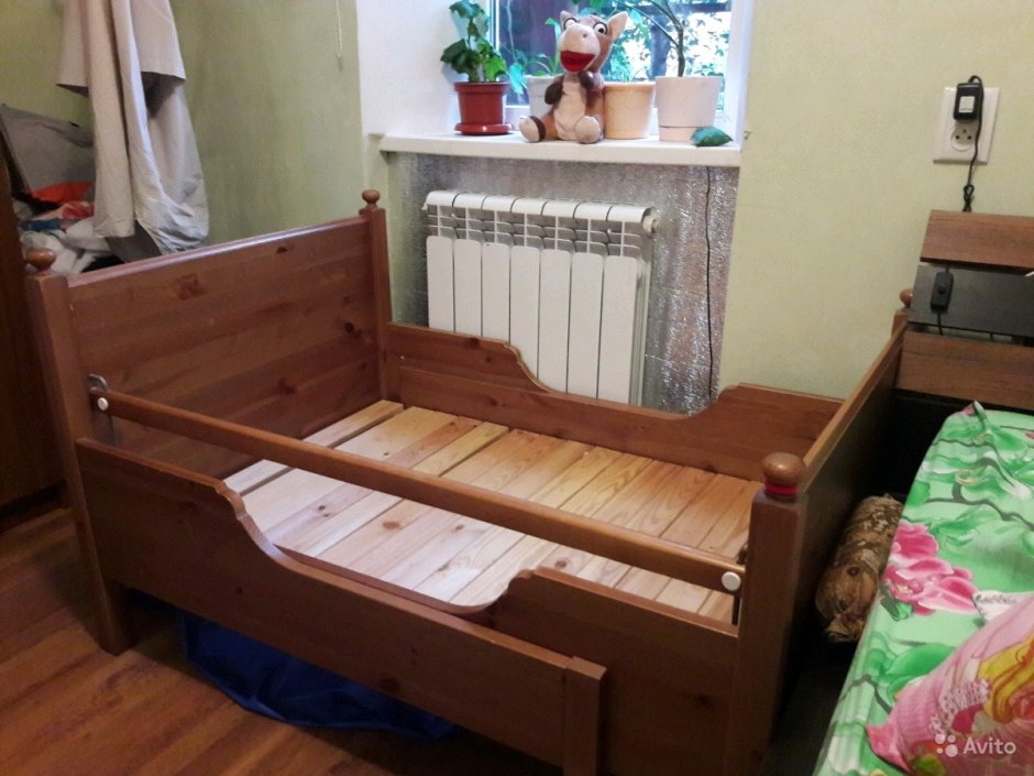 ЛЕКСВИК кровать белая