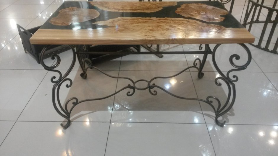 3 Piece Black Glass