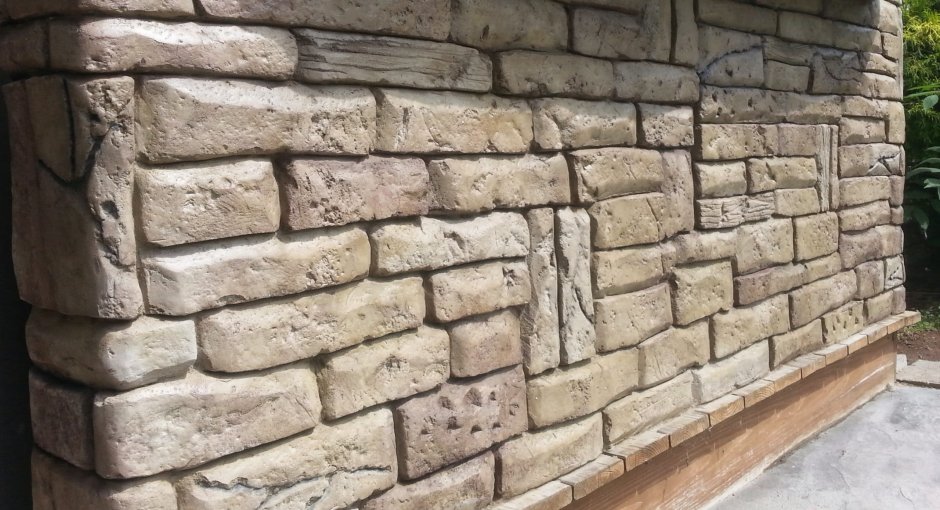 Декоративный бетон имитация камня