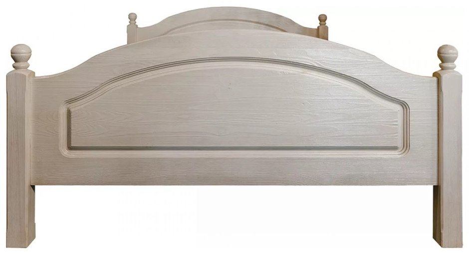 Кровать одинарная 1-09 «Лотос 8905» бм701 брашированный крем