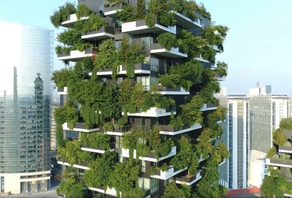 Миланский небоскреб Bosco verticale