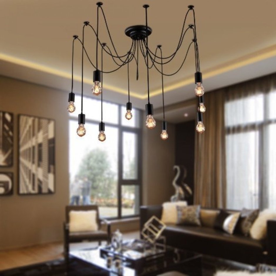 Люстра led Ceiling Lamp 6 кольца