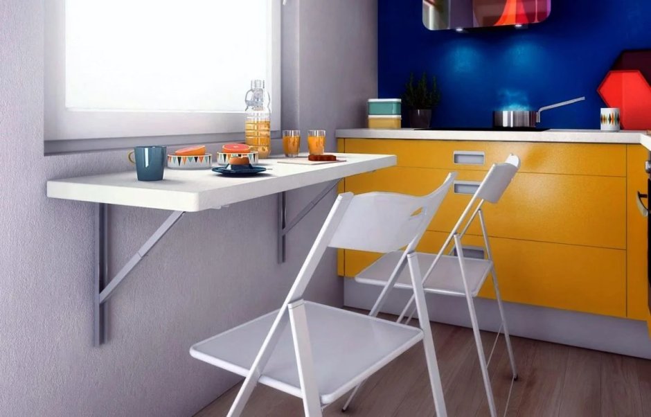 Стол кухонный раскладной для маленькой кухни 60х80