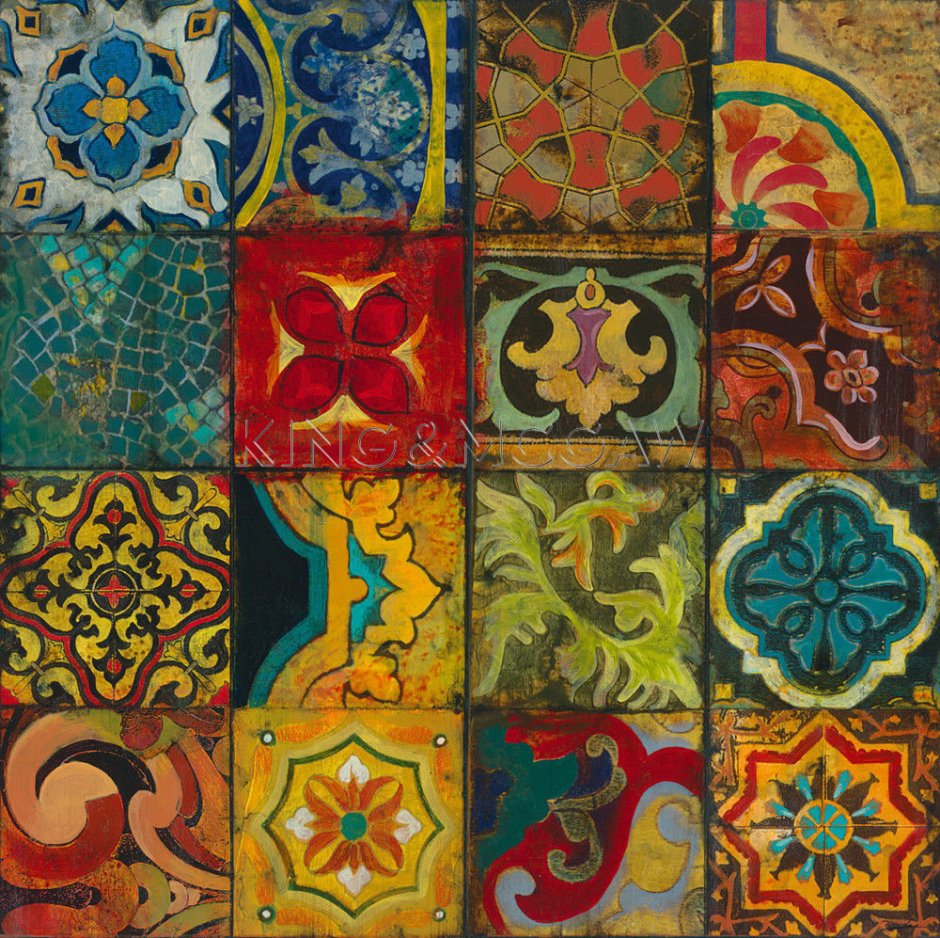 Орнамент панно Марокко