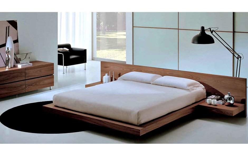 Кровать двуспальная современный стиль