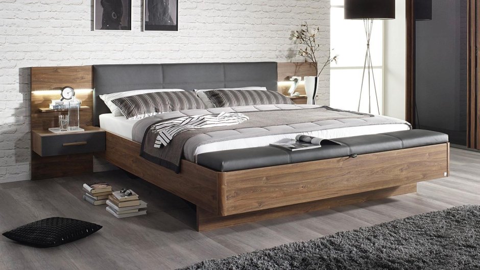 Современная немецкая двуспальная кровать