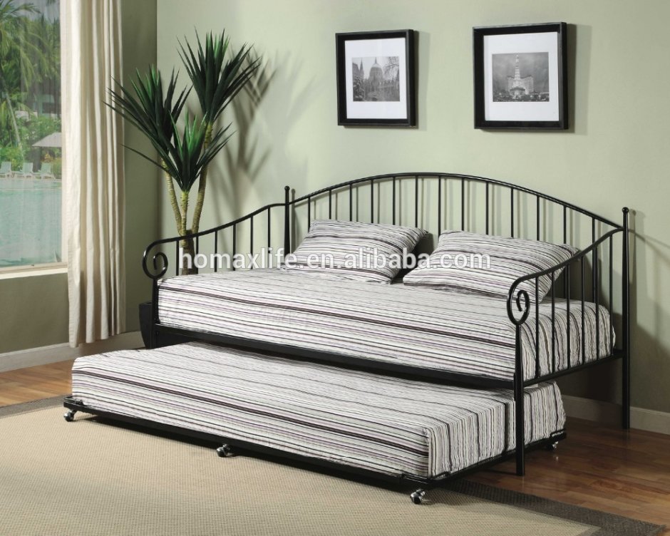 Металлическая кровать диван икеа