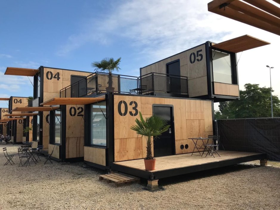 Гостиница shipping Container Hotel,
