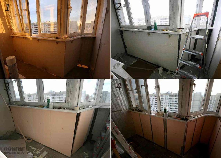 Угловой балкон в панельном доме