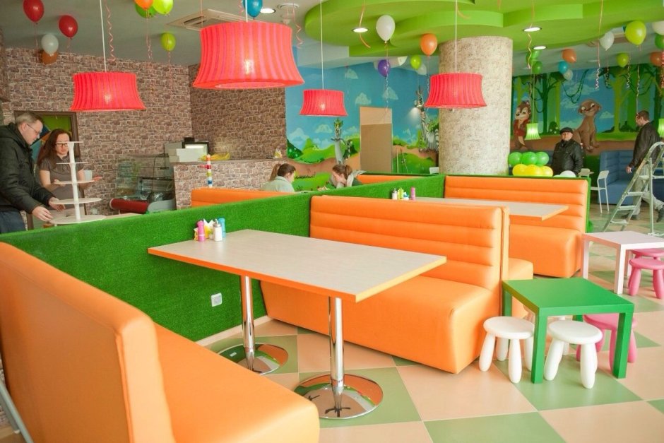 Детские комнаты в ресторанах