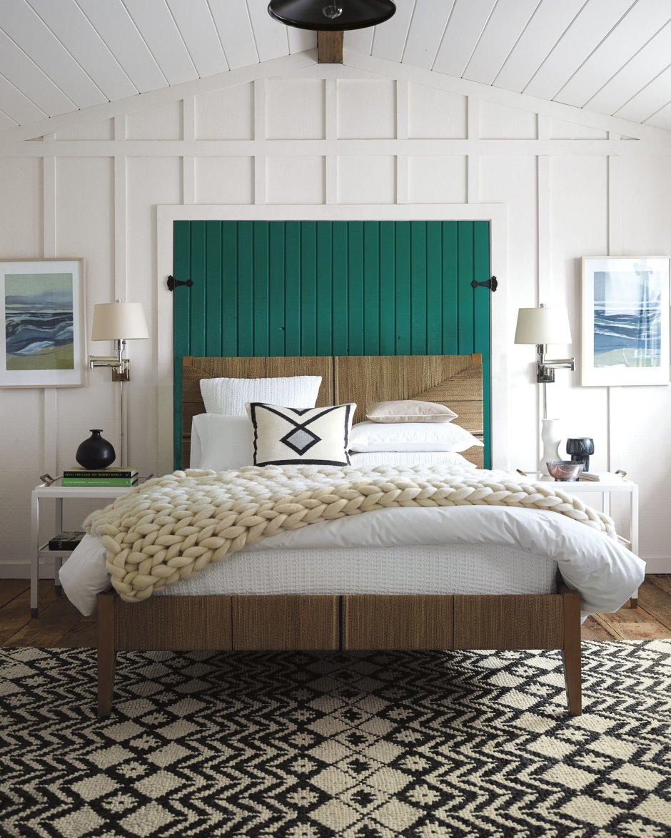 Спальня Сканди зеленый