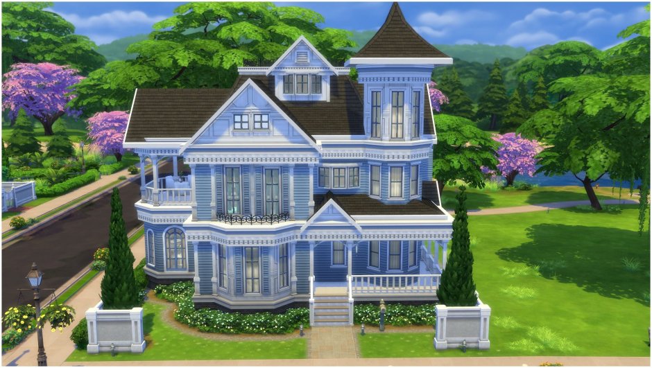 Викторианский особняк в SIMS 4