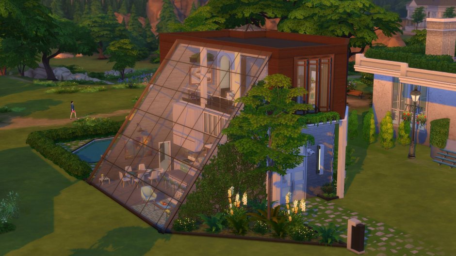 SIMS 4 особняк Модерн