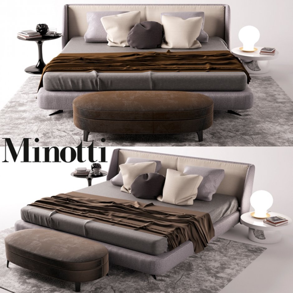Кровать Minotti Creed-Bed