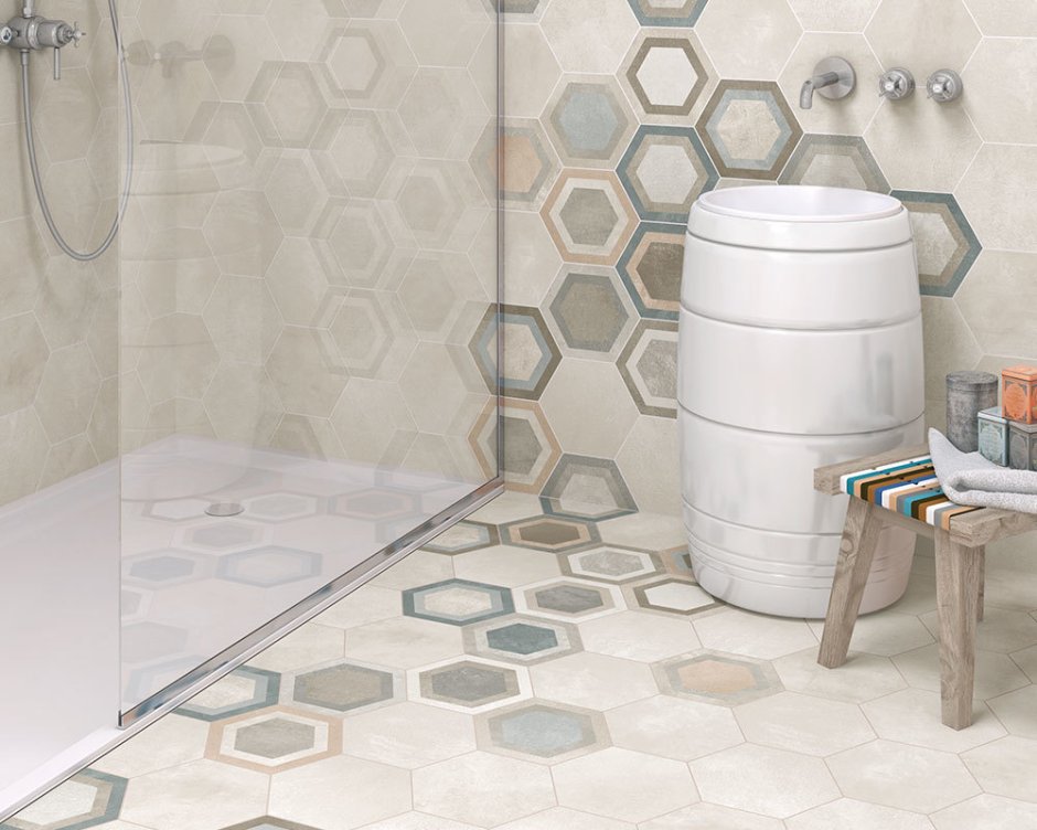 Плитка Vives Ceramica Rift hexagono