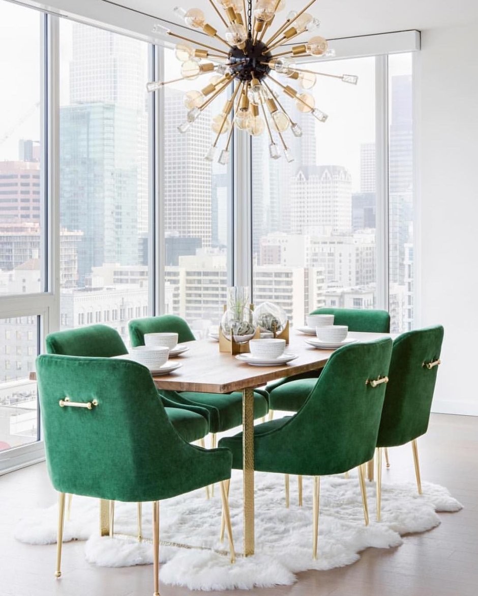 Кухня в бело мятном цвете