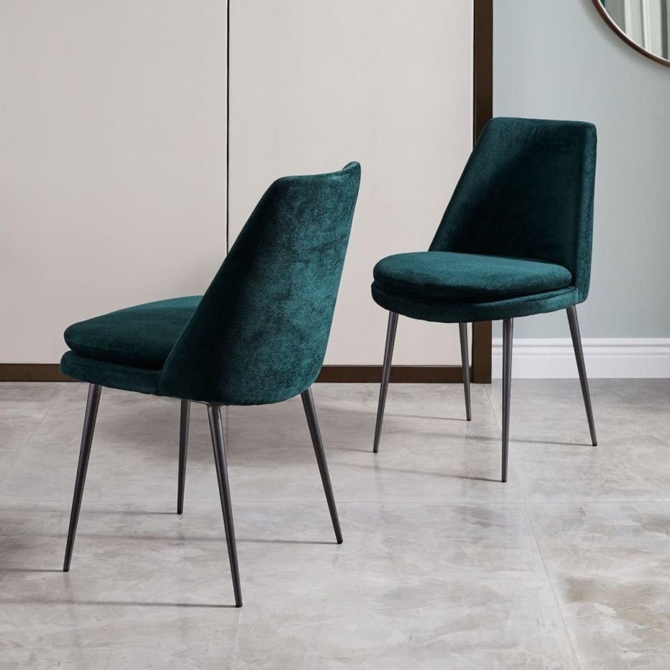 Стулья West Elm Velvet Dining Chair